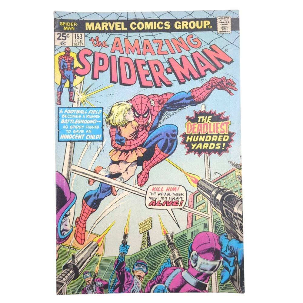 The Amazing Spider-Man #153 Marvel Ross Andru Bronze Age 1975 Len Wein